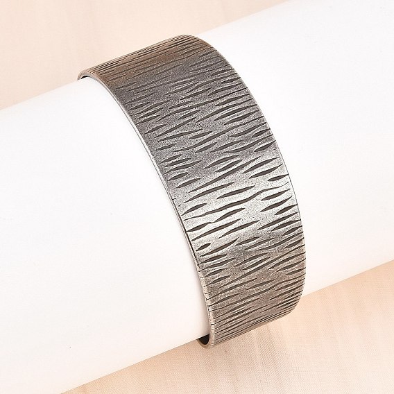 316 Широкие браслеты-манжеты из хирургической нержавеющей стали