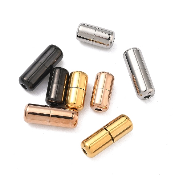 304 из нержавеющей стали винтовые застежками, для изготовления ювелирных изделий, колонка, ионное покрытие (ip)