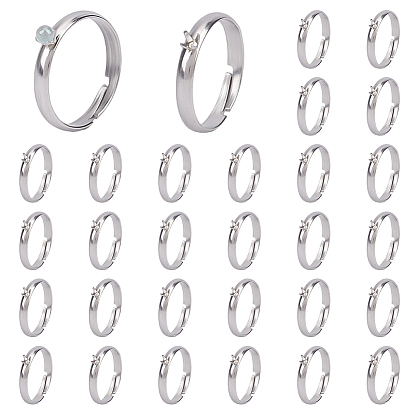 30шт. 304 компоненты кольца манжеты из нержавеющей стали, 4 настройки кольца зубца когтя