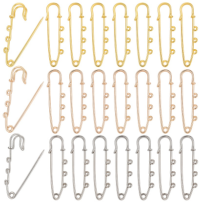 30шт. 3 цвета железная булавка брошь, килт булавка для утяжки талии брюки женские