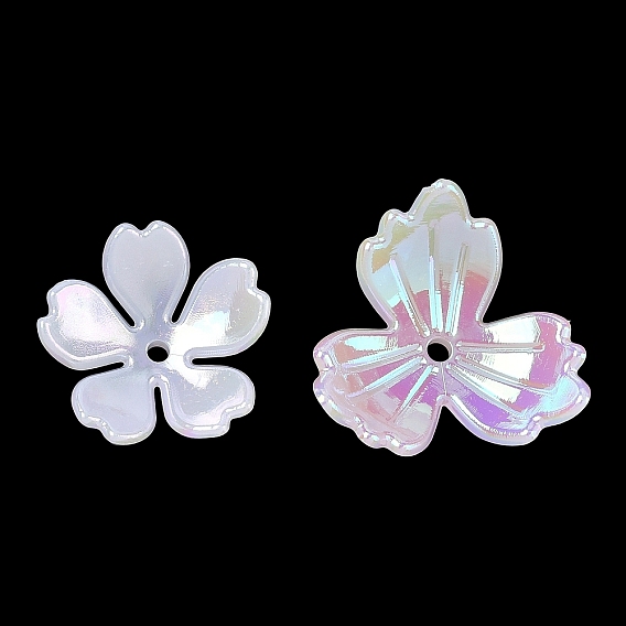 Пластиковые крышки из бисера, цветок