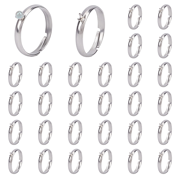 30шт. 304 компоненты кольца манжеты из нержавеющей стали, 4 настройки кольца зубца когтя