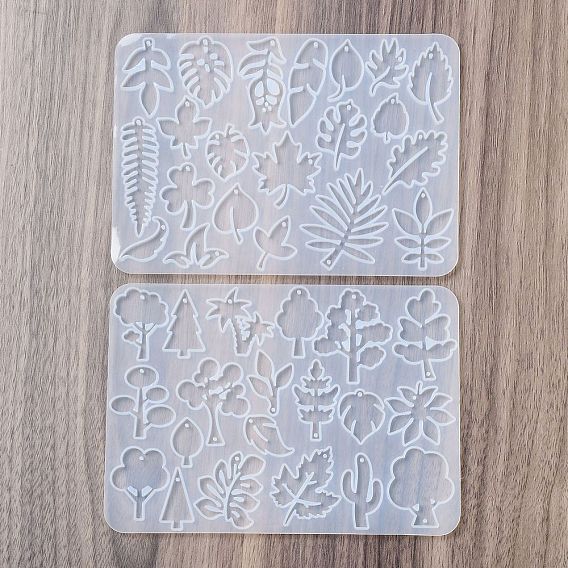 DIY силиконовые формы кулон, формы для литья смолы, лист