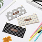Oxford Cloth Storage Pencil Pouch, Pen Holder, for Office & School Supplies, Rectangle with Pattern