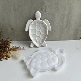 Форма для подноса из пищевого силикона для морской черепахи, формы для литья смолы, для уф-смолы, изготовление изделий из эпоксидной смолы