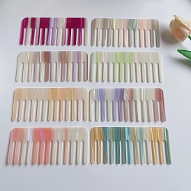 Gradient Hair Comb - Simple and Sweet Colorful Comb for Girls.