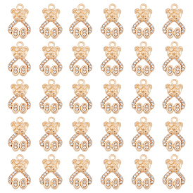 30подвески из сплава с кристаллами и стразами, нести прелести