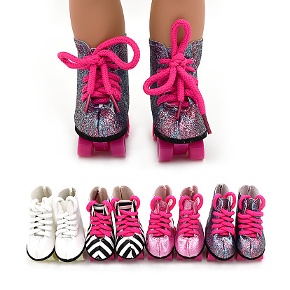 Роликовые коньки куклы пвх, Аксессуары для американской куклы 18 дюйма для девочек