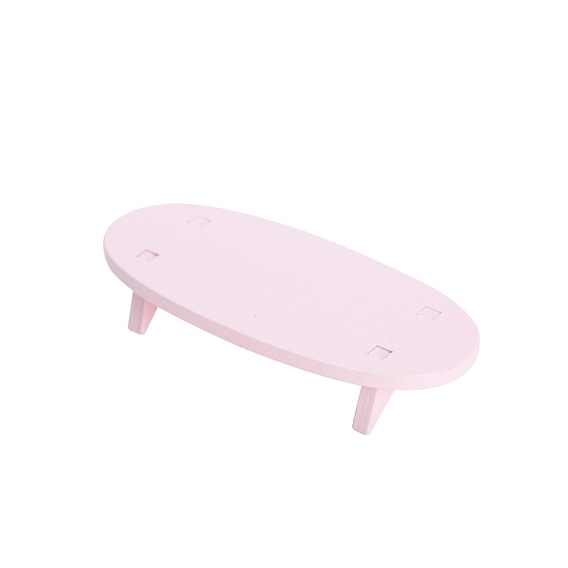 Деревянные миниатюрные украшения, аксессуары для домашнего кукольного домика с микро-ландшафтом, круглый стол