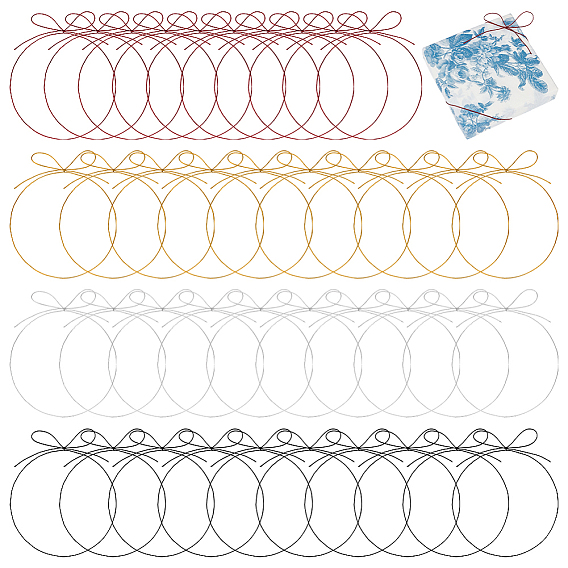 PET Band Cable Ties for Gift Box, Bowknot