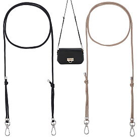 2 шт. 2 цвета полипропиленовые цепочки для сумок, с 4шт. латунных шариковых шпилек и заклепок, платина