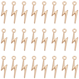 4подвеска из сплава в виде молнии