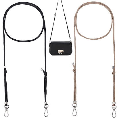 2 шт. 2 цвета полипропиленовые цепочки для сумок, с 4шт. латунных шариковых шпилек и заклепок, платина