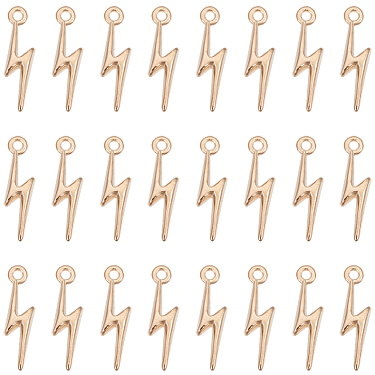 4подвеска из сплава в виде молнии