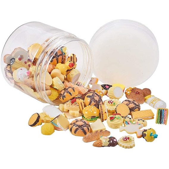 Resin Cabochons, Mixed Shapes