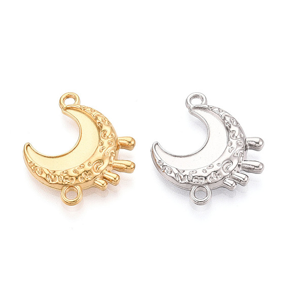 304 оправы для кабошонов из нержавеющей стали, луна