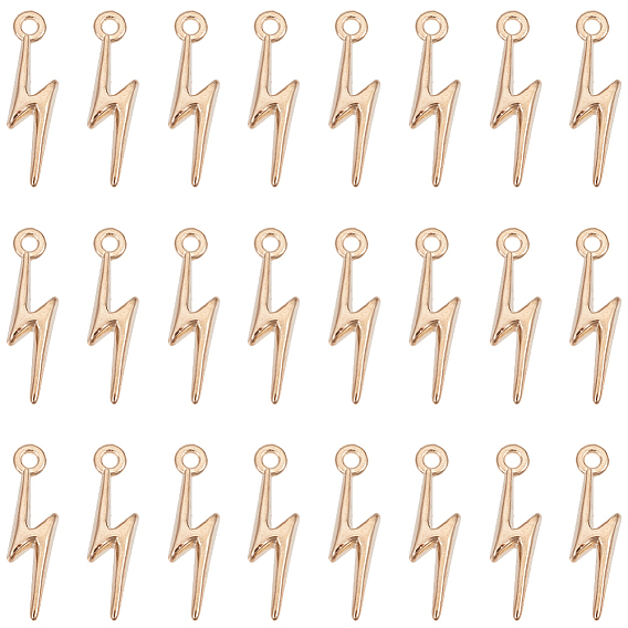 4подвеска из сплава в виде молнии