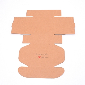 Foldable Creative Kraft Paper Box, Wedding Favor Boxes, Favour Box, Paper Gift Box, Square