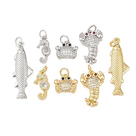 Латунные микропаве прозрачные подвески с фианитом, долговечный, без кадмия и без свинца, стойки покрытие, с целью перехода в кольце