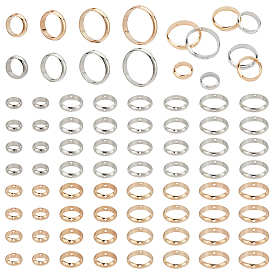 8 сумки 8 стиль латунная рамка для бусин, для серег и украшений для волос аксессуары сумка бусина пряжка, круглые кольца