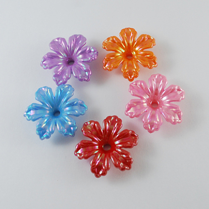 Wholesale Opaque Acrylic Flower Beads 