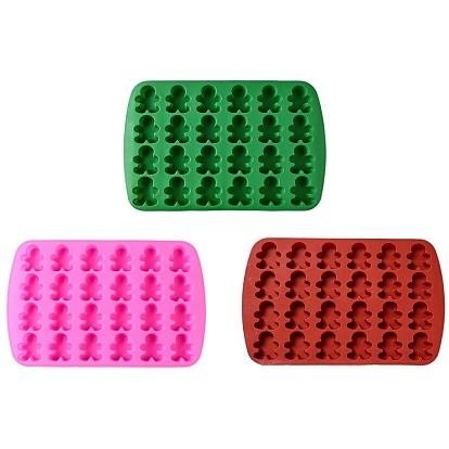 Gingerbread Man DIY Food Grade Silhouette Silicone Statue Mold, Portrait Sculpture Cake Molds