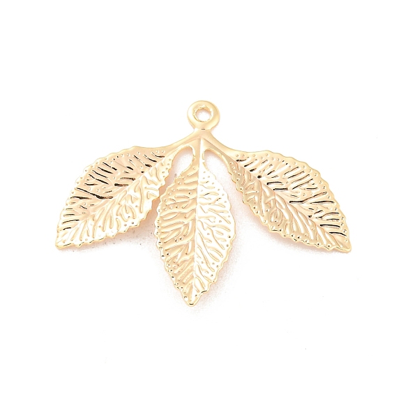 Латунные подвески, без кадмия, без никеля и без свинца, очарование листа