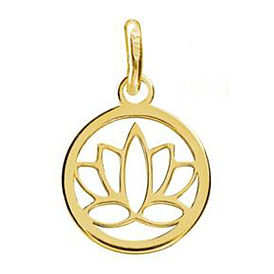 925 Sterling-Silberring mit Lotusblumen-Anhängern