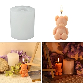 DIY Silicone Candle Molds, For Candle Making, Bear