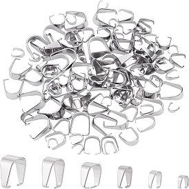 120шт 6 стиль 304 защелка из нержавеющей стали на дужках