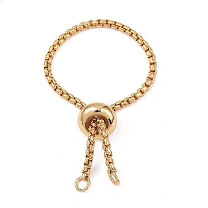 2мм регулируемый латунный браслет-цепочка с цепочкой для изготовления браслетов