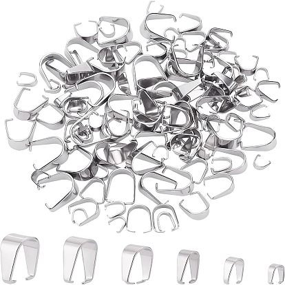 120шт 6 стиль 304 защелка из нержавеющей стали на дужках