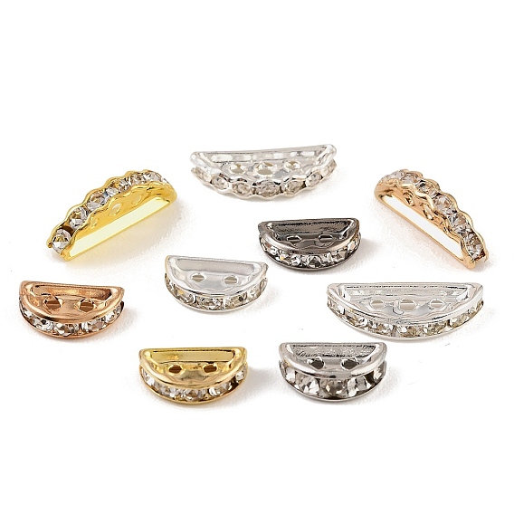 Латунные хрустальные стразы, разделительные планки, полукруглый