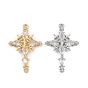 Латунные микро проложить кубического циркония подвески, звезда