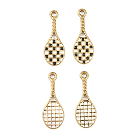 304 нержавеющей стальной эмали подвески, прелести ракетки, вакуумное покрытие pvd, реальный 18 k позолоченный