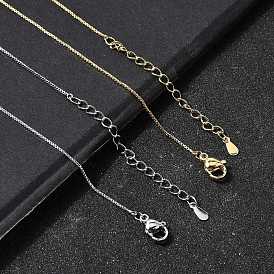 0.8мм латунные цепочки-коробочки