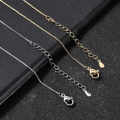 0.8мм латунные цепочки-коробочки