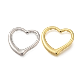 Rack Plating Brass Pendants, Lead Free & Cadmium Free, Long-Lasting Plated, Heart