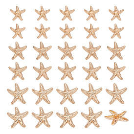 60 шт. 3 стили 1-отверстие цинковый сплав стержень кнопки, морская звезда