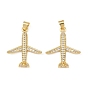 Латунные микро проложить кубического циркония подвески, прелести самолета, долговечный, без кадмия и без свинца
