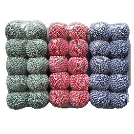 Two Tone Cotton String Threads, Macrame Cord, Decorative String Threads, for DIY Crafts, Gift Wrapping and Jewelry Making