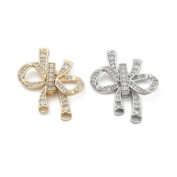 Латунь прозрачный кубический цирконий застегивается на застежки, бабочка