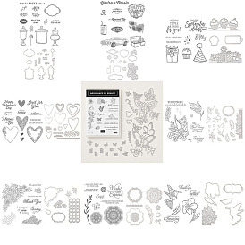 Прозрачные силиконовые штампы, для diy scrapbooking, фотоальбом декоративный, изготовление карт