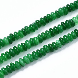 Натуральный Malaysia нефритовые бусы пряди, рондель