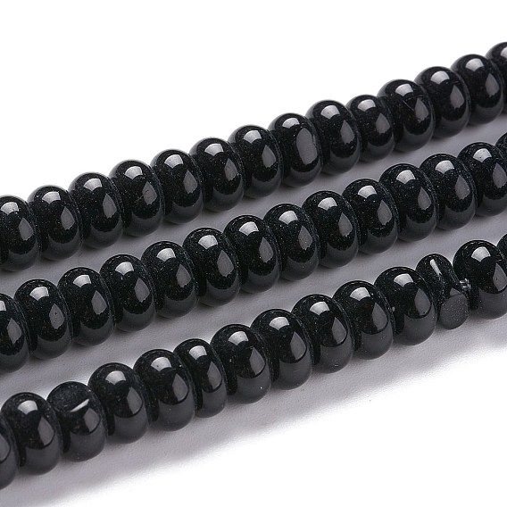 K9 Glass Beads Strands, K9 Glass, Imitation Jade Glass Beads, Rondelle