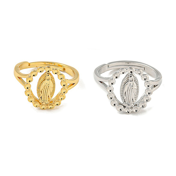 Овальный с покрытием из латуни, регулируемое кольцо, компоненты, горный хрусталь настройки, долговечный, без свинца и без кадмия