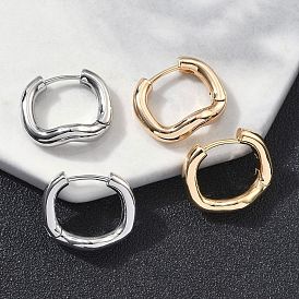 Латунные серьги обруча