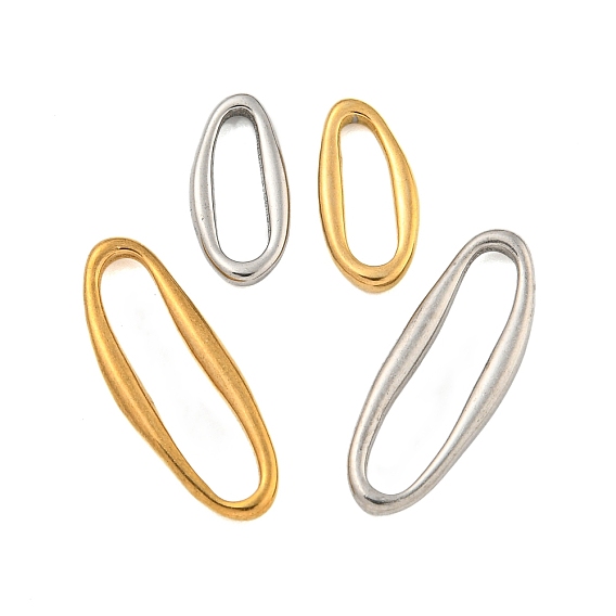 304 нержавеющей стали связывающий кольца, неправильный овал