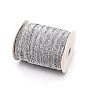 Metallic Polyester Ribbon, for Bowknot Making, Garment Accessory, Glitter Powder