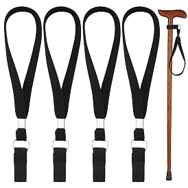 15 шт. нейлоновые ремешки для трости на запястье, петля на запястье для костыля, веревки-трости для пожилых людей, с железом найти